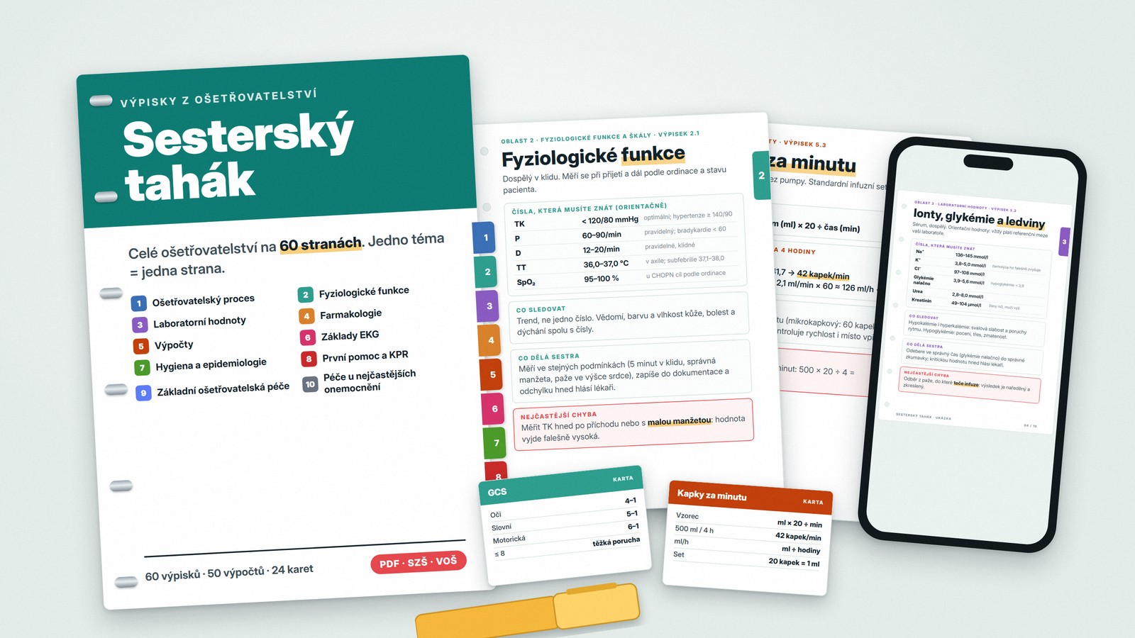 Sesterský tahák – výpisky, kapesní karty a PDF v mobilu